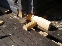 Reparation av hus på Fåglarö, Vaxholm.